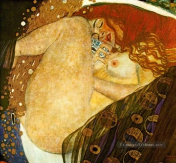 Danae symbolisme Nu Gustav Klimt Peinture à l'huile